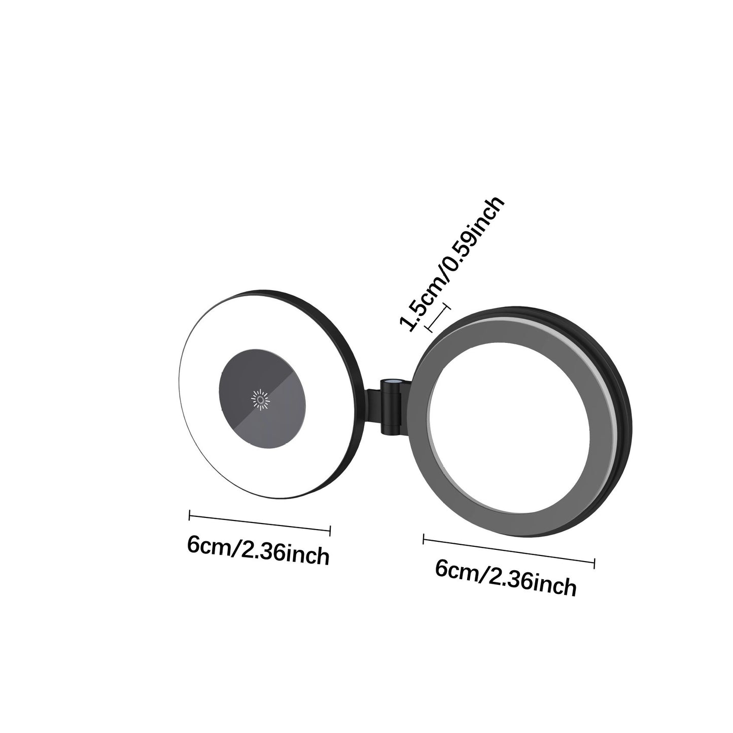 LED Folding Magnetic Suction Mobile Phone Fill Light Wireless